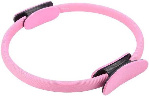 LAFILLETTE Pilates Ring with Dual-Grip Handles Fitness Magic Circle Yoga Pilates Circle Toning and Strengthening Thighs, Abs and Legs Pilates Ring