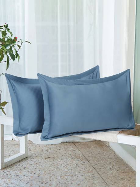 Ambra Linens Plain Cotton Filled Flap Standard Size Pillow Protector