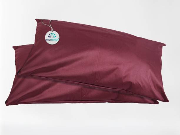 Padmansh Plain Polyester Filled Zipper Standard Size Pillow Protector
