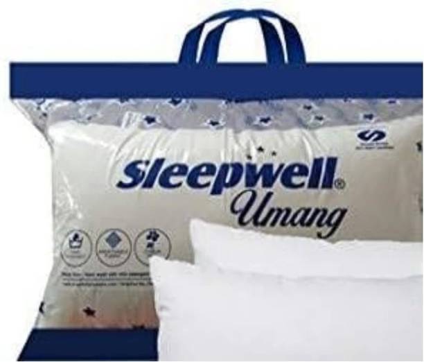 Sleepwell Comfort pillow Microfibre Solid Sleeping Pillow Pack of 2