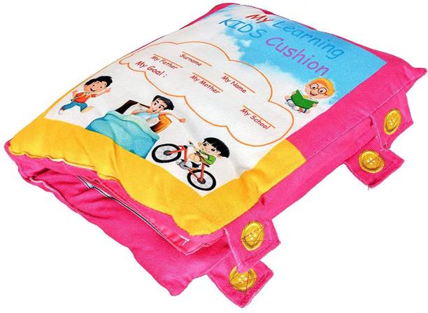 BHVMEY Alphabet, Numbers Learning Cushion Baby Pillow Book for Kids Boys and Girls