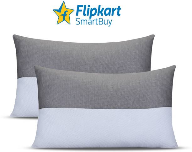 Flipkart SmartBuy Microfibre Sleeping Pillow Pack of 2 Geometric Cloud Spun 16x24 Inch