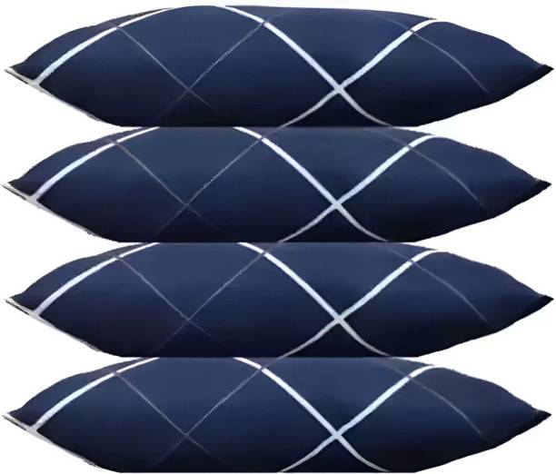 TWIROX Microfibre Sleeping Pillow Pack of 4 Abstract, Solid LUXURY