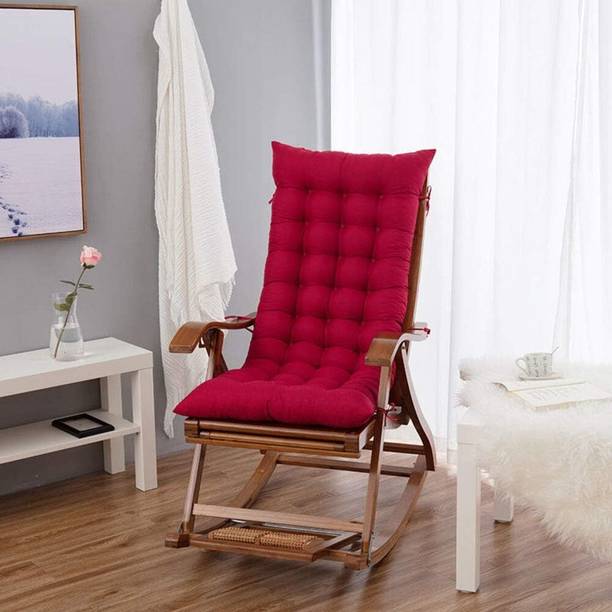 Hundur Store Microfibre Solid Chair Pad Pack of 1