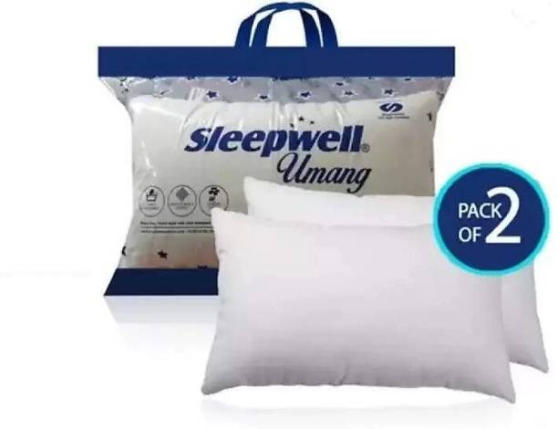 स्लीपवेल COMFORT PILLOW(ULTRA SOFT ) माइक्रोफाइबर, पॉलिएस्टर फ़ाइबर, कॉटन ठोस सोने वाली तकिया 2 का पैक