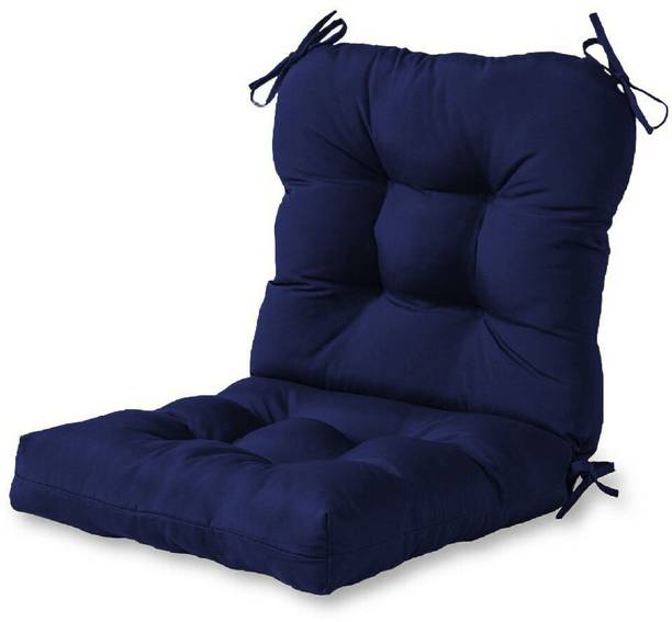 Mom's Moon Cotton Solid Chair Pad Pack of 2