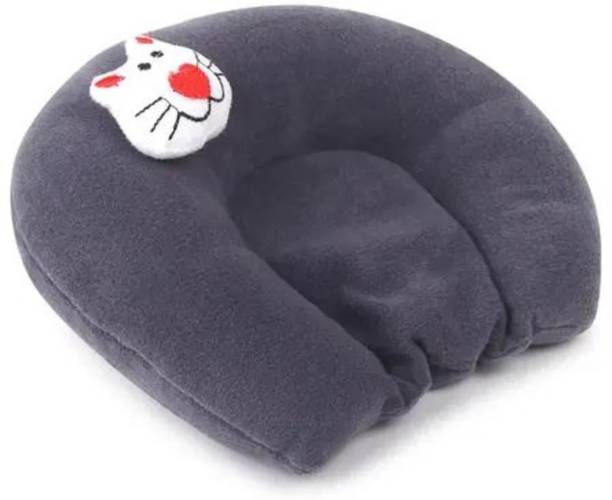 Omsurajiya SUPER SOFT MUSTURD SEED FILLING BABY HEAD SHAPER PILLOW Microfibre Animals Baby Pillow Pack of 1