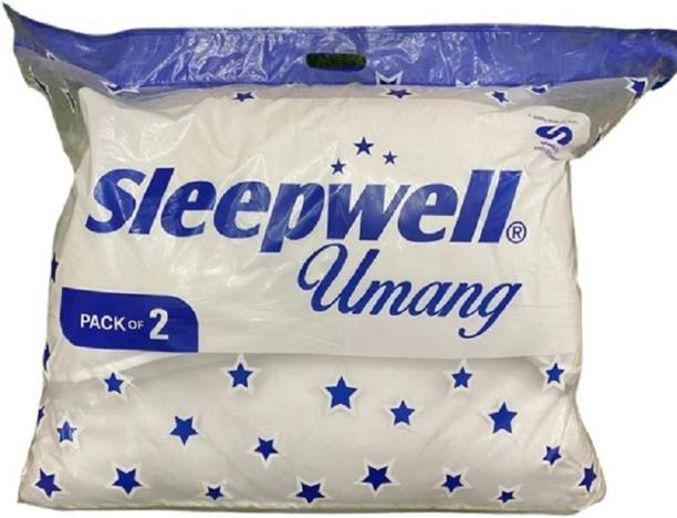 Sleepwell Microfibre Solid Sleeping Pillow Pack of 1