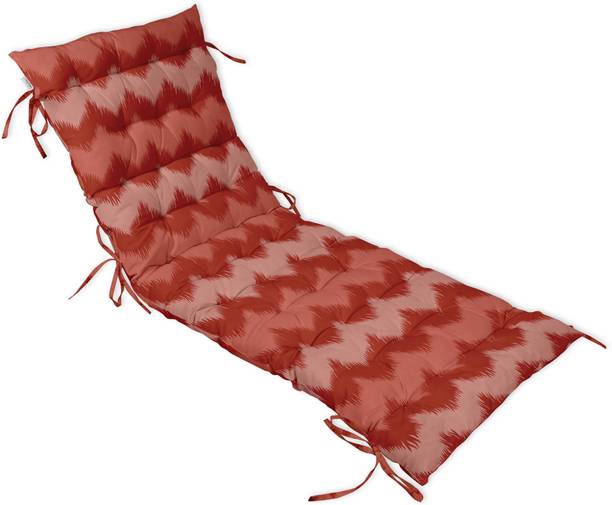 Vargottam Polyester Fibre Stripes Chair Pad Pack of 1