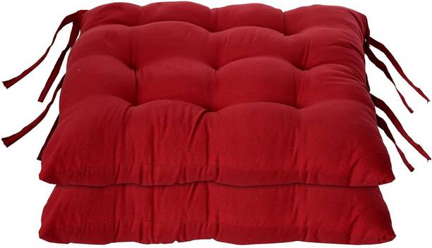 BHEBHA Microfibre Chair Pad Pack of 2 Solid