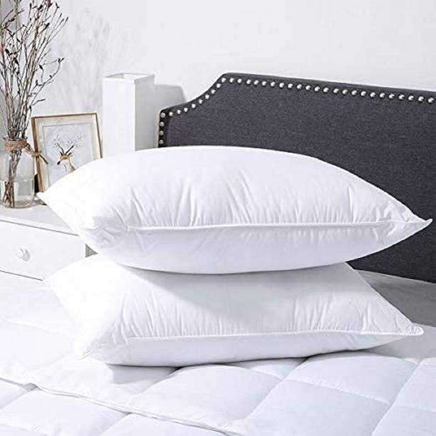 Sleepwell Pillow Set || Comfort And Support Pillow Microfibre Solid Sleeping Pillow Pack of 4