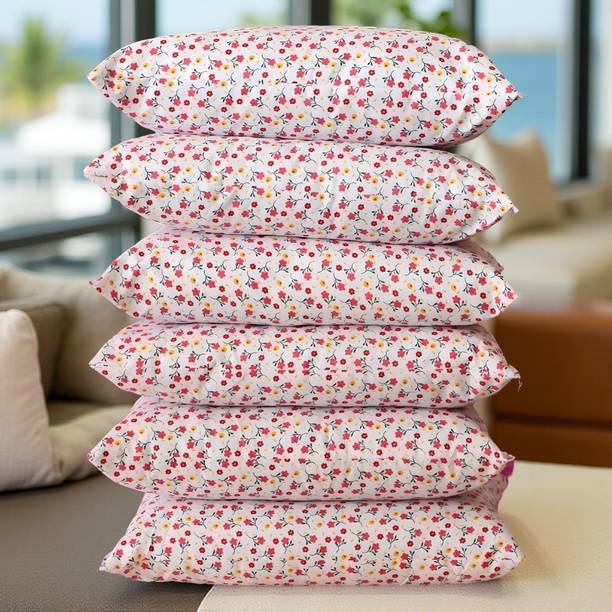 CIEZAR Polyester Fibre Sleeping Pillow Pack of 6 Abstract Luxury
