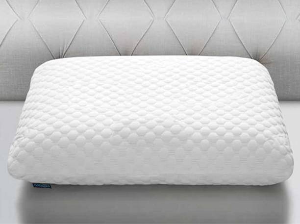 OrkaSleep Eco Rectangular Orthopedic Neck Support Pillow for Sleeping,Neck & Shoulder Pain Memory Foam Solid Sleeping Pillow Pack of 1