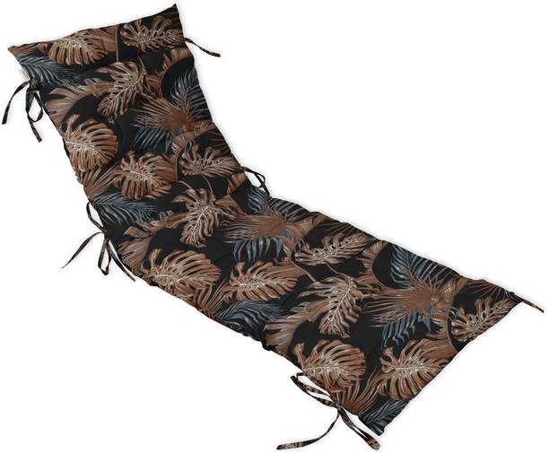 Vargottam Polyester Fibre Nature Chair Pad Pack of 1