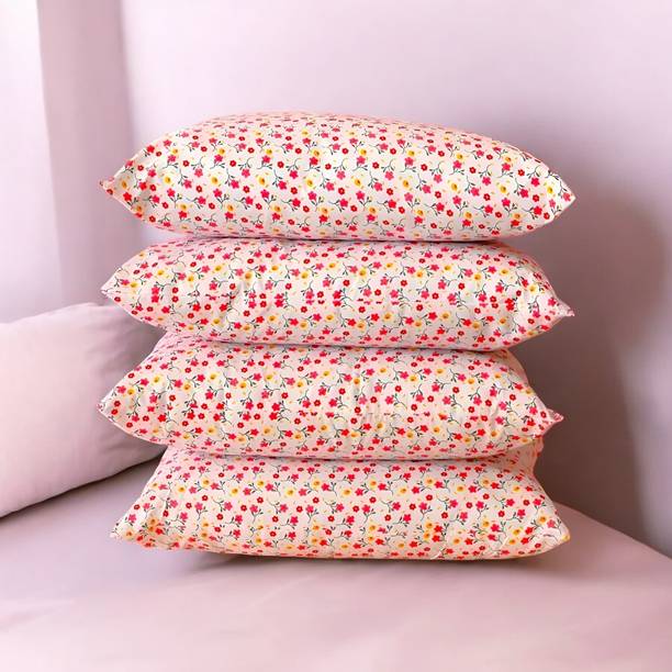 GZZZSD Microfibre Solid Sleeping Pillow Pack of 4