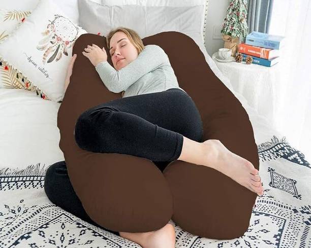 ag pro comfort Polyester Fibre Pregnancy Pillow Pack of 1 Solid