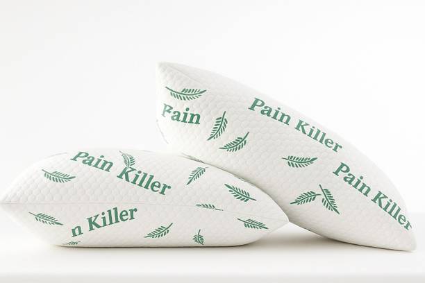 Pain killer ortho mattress Microfibre Sleeping Pillow Pack of 2 Solid Soft Pillows for Sleeping | Memory Foam Pillow Pack of 2 | Neck Pain Pillow