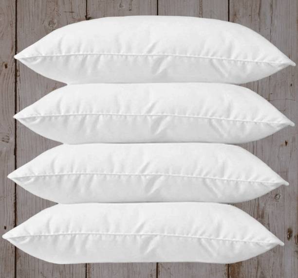 STOMIA Pack Of 4 pillows Polyester Fibre Solid Sleeping Pillow Pack of 4