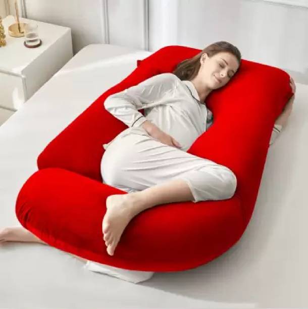 JoJo Polyester Fibre Solid Pregnancy Pillow Pack of 1