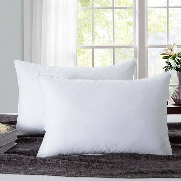 Sleep Yoga Microfibre, Polyester Fibre Sleeping Pillow Pack of 2 Solid HOTEL COLLECTION
