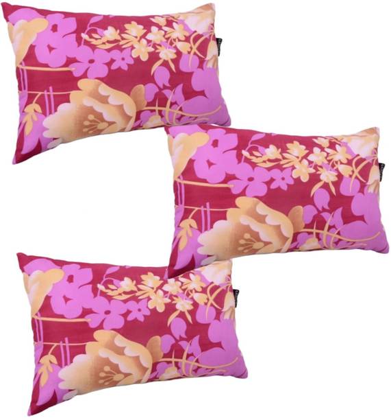 STOMIA Microfibre, Air, Cotton Abstract Sleeping Pillow Pack of 3