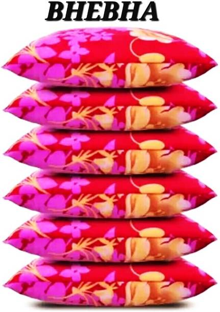 BHEBHA Microfibre Abstract Sleeping Pillow Pack of 6