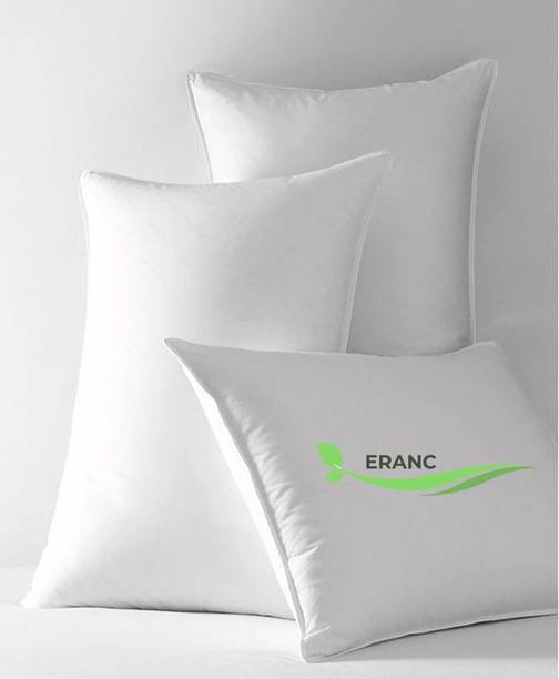 GOGA LUXURY Cotton Solid Sleeping Pillow Pack of 3