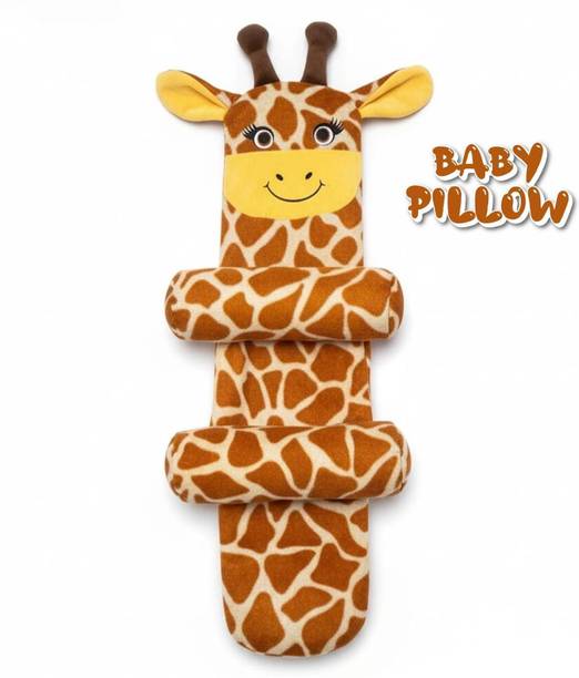 Leewon Polyester Fibre Baby Pillow Pack of 1 Animals Baby Neck Pillow