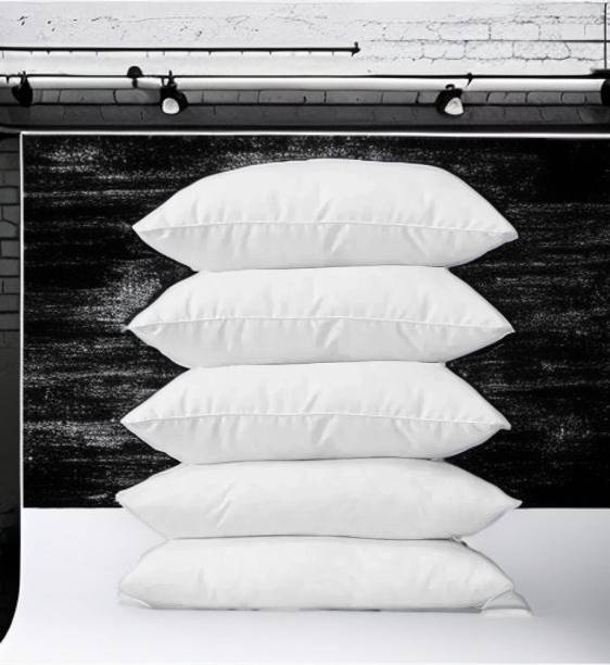 CATHROL 5 Pillows Cotton Solid Sleeping Pillow Pack of 5