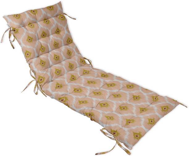 Vargottam Polyester Fibre Geometric Chair Pad Pack of 1