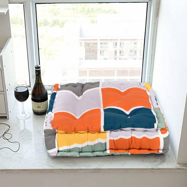 Flipkart SmartBuy Microfibre Geometric Chair Pad Pack of 1