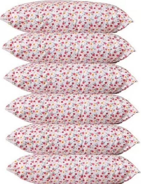 Seltocs Microfibre Floral Sleeping Pillow Pack of 6