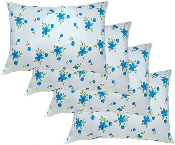 SANJU BROTHER Microfibre Floral Sleeping Pillow Pack of 4