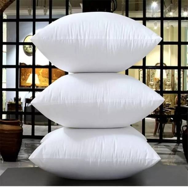 SANJU BROTHER LUXORY Microfibre Solid Sleeping Pillow Pack of 3