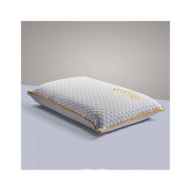 SleepyCat Memory Foam Orthopaedic Pillow Pack of 1 Solid Bamboo Fabric Standard Size (25x16 inches)