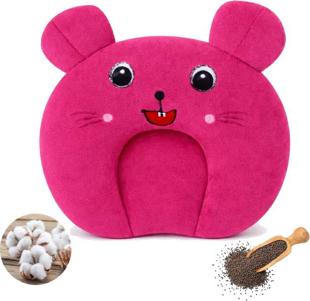 Toes Kids Mustard Seeds Baby Pillow Pack of 1 Toons & Characters Soft & Lightweight, Head Shaping Baby Pillow | Ideal for Newborns & Toddlers |