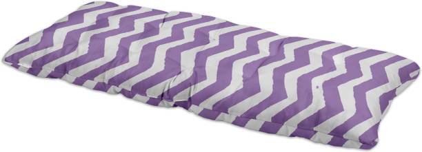 Vargottam Polyester Fibre Stripes Chair Pad Pack of 1