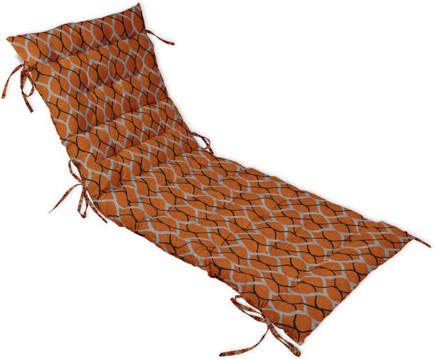 Vargottam Polyester Fibre Geometric Chair Pad Pack of 1