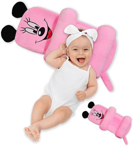 LuneXaura Microfibre Baby Pillow Pack of 1 Animals Baby Pillow
