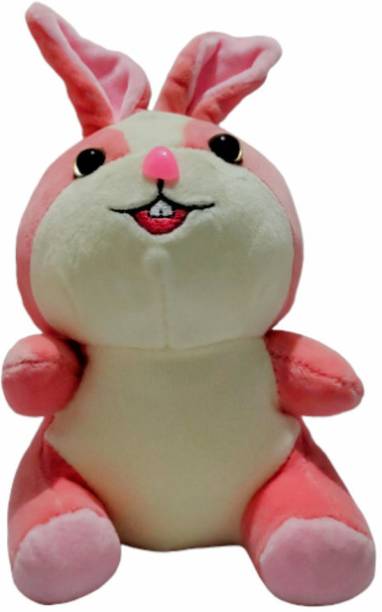 Moonlight Pink &amp; White Bunny Vetiver Roots Animals Baby Pillow Pack of 1