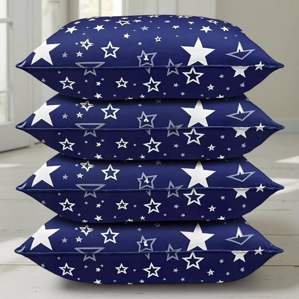 CIEZAR Microfibre Solid Sleeping Pillow Pack of 4