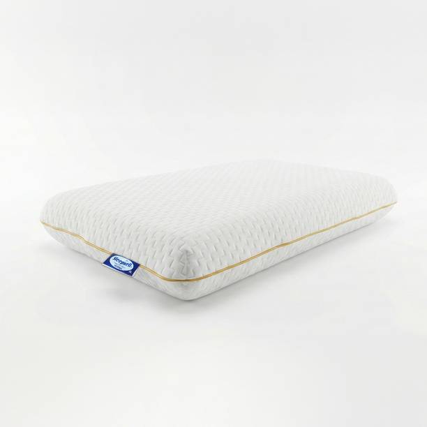 Sleepwell Foam Sleeping Pillow Pack of 1 Geometric Easy Rest, VPF Foam, Everyday Comfort, Light & Durable (25x15 inch)