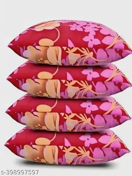 STOMIA Microfibre Abstract Sleeping Pillow Pack of 4