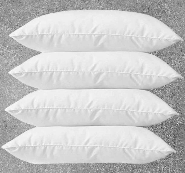 STOMIA Pack Of 4 pillows Polyester Fibre Solid Sleeping Pillow Pack of 4