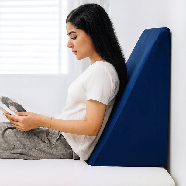 होमेसो Wedge Plus Pillow for Sleeping Back & Neck Pain Relief Leg Elevator मेमोरी फोम ठोस ऑर्थोपैडिक पिलो 1 का पैक
