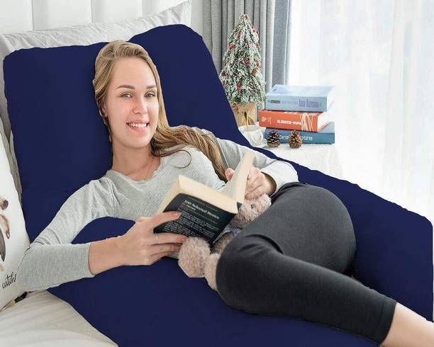 ag pro comfort Polyester Fibre Pregnancy Pillow Pack of 1 Solid J-Shape Microfibre Solid Pregnancy Pillow/Maternity Pillow for Women