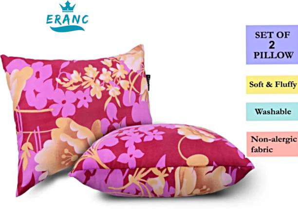 VILLAGERS Cotton Floral Sleeping Pillow Pack of 2