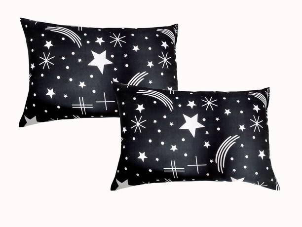 BHEBHA Microfibre Abstract Sleeping Pillow Pack of 2
