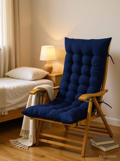 Craftino Cotton Chair Pad Pack of 1 Solid