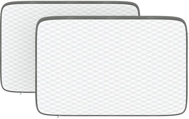 Flipkart Perfect Homes Memory Foam Orthopaedic Pillow Pack of 2 Solid Mattresses Orthopaedic Memory Foam Pillow for Neck & Spine Support